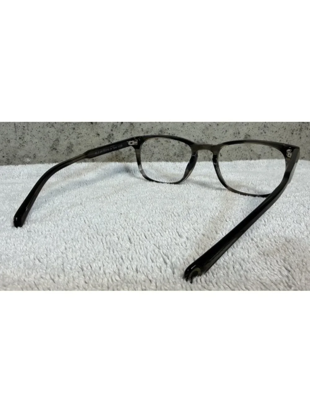 FHONE Boyd TGH 109 Gray Brown Horn Square Eyeglasses Frames 42-20-145 Germany